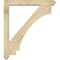 Ekena Millwork Imperial Arts and Crafts Rough Sawn Bracket w/ Offset Brace, Douglas Fir, 6"W x 42"D x 48"H BKT0604X42X48IMP03RDF - alternate 3